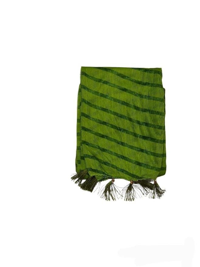 Women's Poly Chiffon Striped Dupatta - Image 2