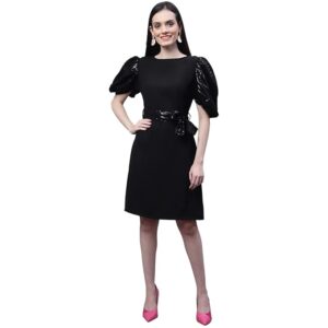 Black Sequins Dress