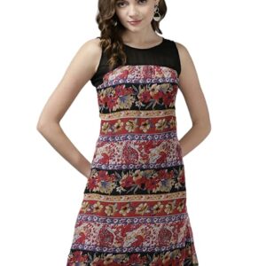 Women's Georgette Skater Knee-Length Dress