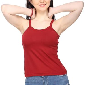 uper Cotton Elastane Camisole Neck Ultra Camisole Slim fit